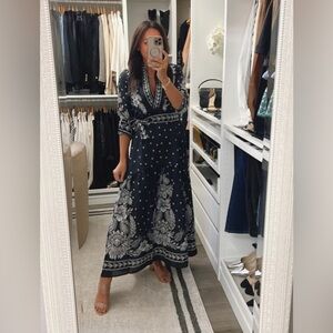 Farm Rio Paisley Bloom Maxi Dress